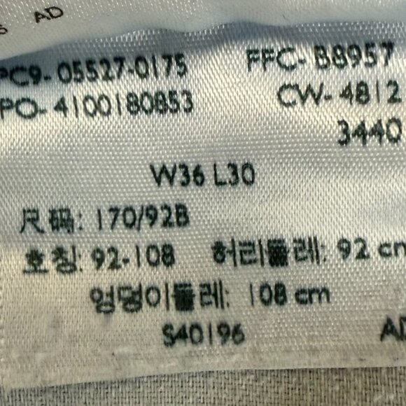 Levis Jeans Mens 36x30 Blue 527 Bootcut Slim Fit Cowboy Paint Splatter Thrashed - Picture 5 of 11